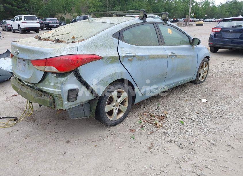 Photo 4 of 2011 Hyundai Elantra GLS (ULSAN PLANT) (VIN KMHDH4AE9BU089585)