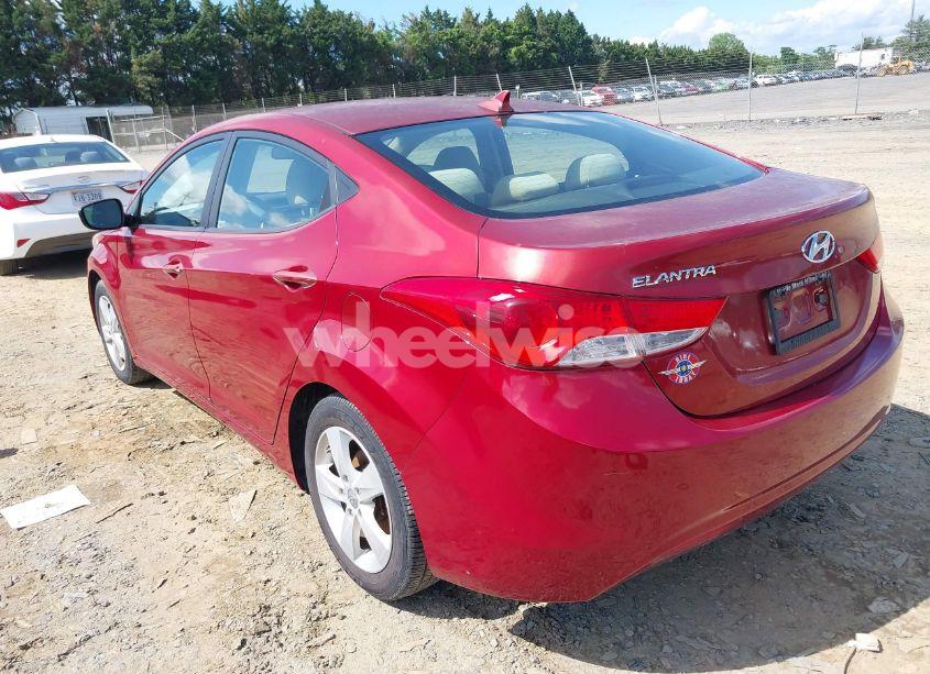 Photo 3 of 2011 Hyundai Elantra GLS (ULSAN PLANT) (VIN KMHDH4AE9BU098738)