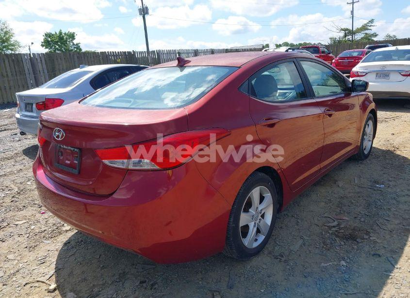 Photo 4 of 2011 Hyundai Elantra GLS (ULSAN PLANT) (VIN KMHDH4AE9BU098738)