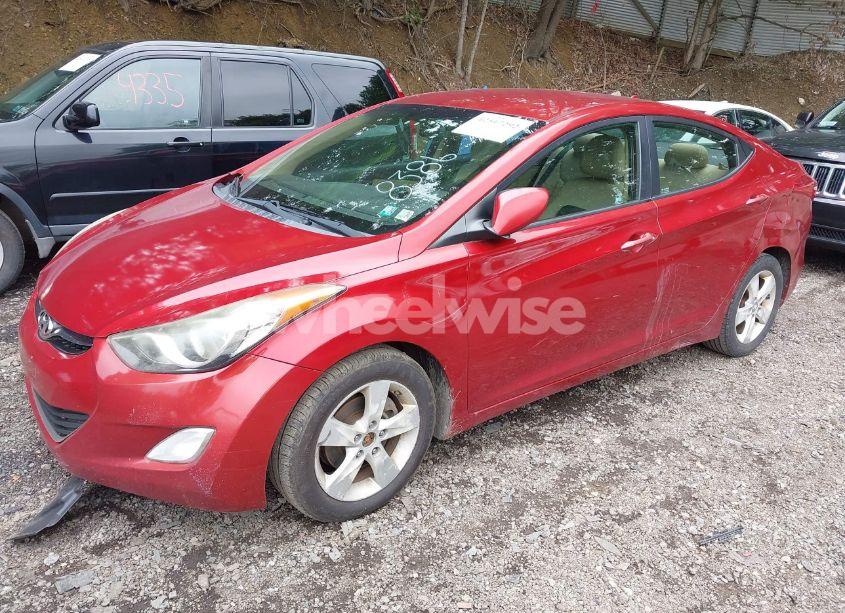 Photo 2 of 2012 Hyundai Elantra GLS (ULSAN PLANT) (VIN KMHDH4AE9CU198386)