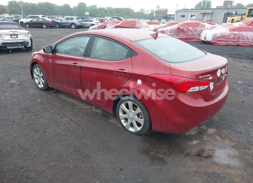 Photo 3 of 2012 Hyundai Elantra LIMITED (ULSAN PLANT) (VIN KMHDH4AE9CU264340)