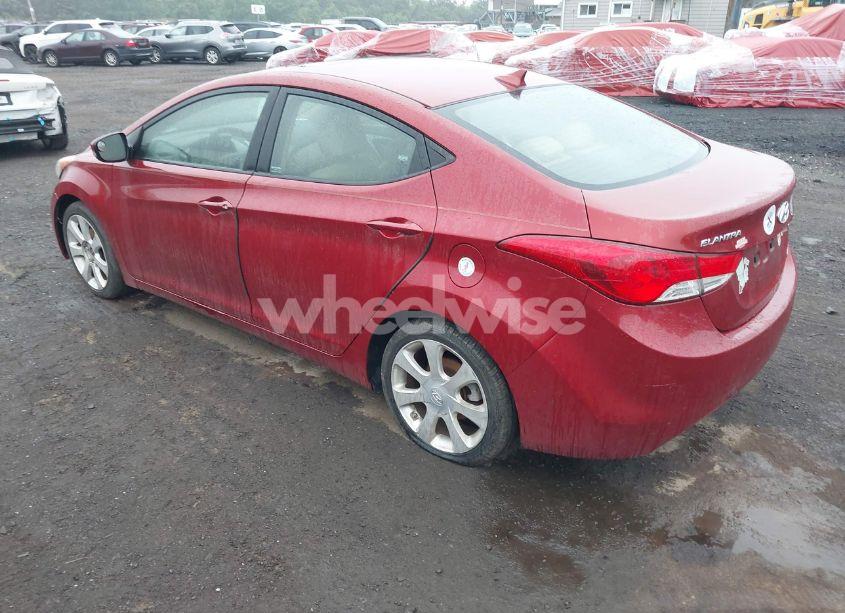 Photo 6 of 2012 Hyundai Elantra LIMITED (ULSAN PLANT) (VIN KMHDH4AE9CU264340)