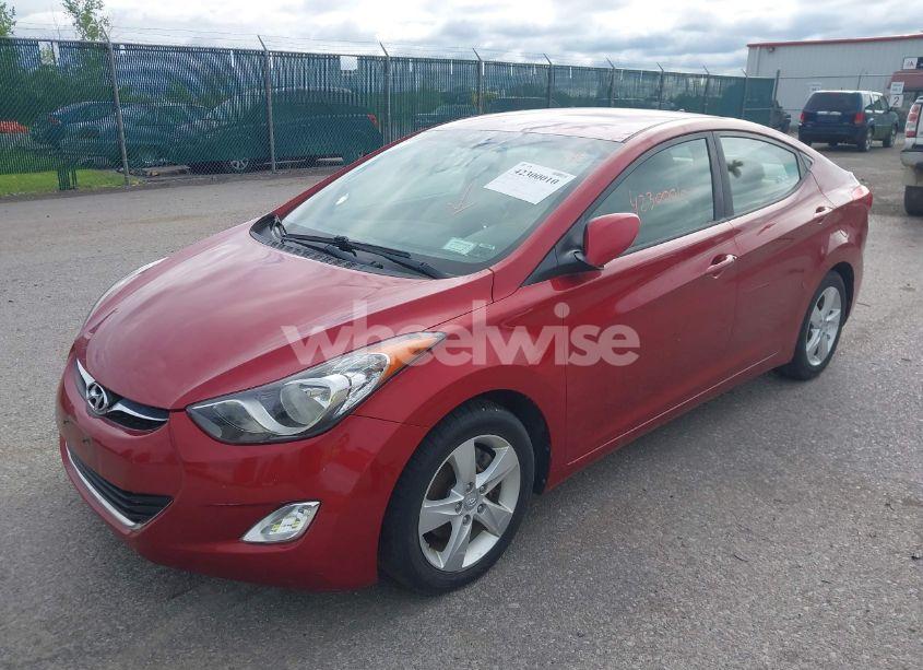 Photo 2 of 2012 Hyundai Elantra GLS (ULSAN PLANT) (VIN KMHDH4AE9CU310586)