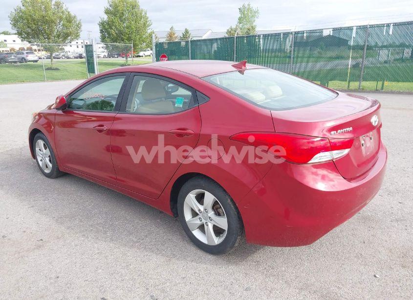 Photo 3 of 2012 Hyundai Elantra GLS (ULSAN PLANT) (VIN KMHDH4AE9CU310586)