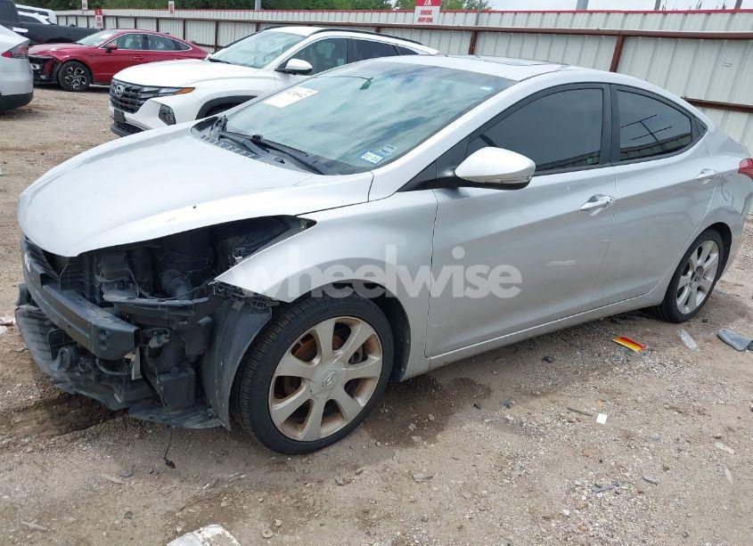 Photo 2 of 2012 Hyundai Elantra LIMITED (ULSAN PLANT) (VIN KMHDH4AE9CU360548)