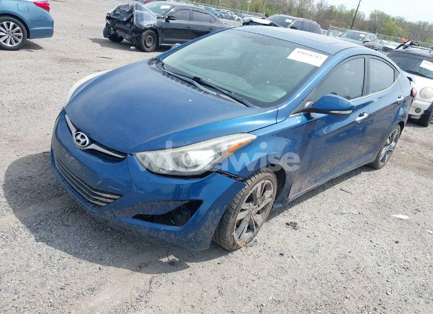 Photo 2 of 2015 Hyundai Elantra LIMITED (VIN KMHDH4AE9FU456233)