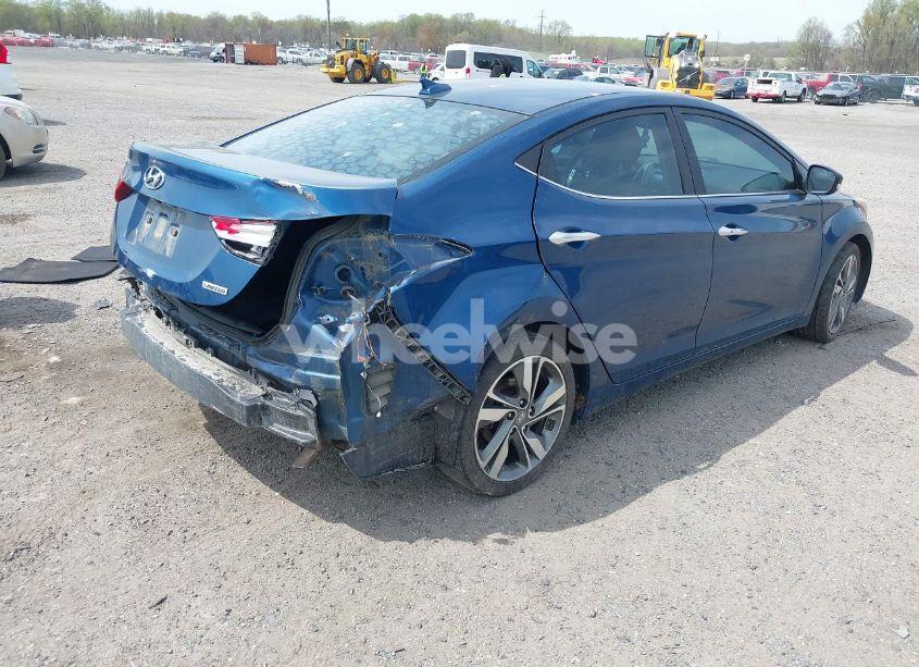 Photo 4 of 2015 Hyundai Elantra LIMITED (VIN KMHDH4AE9FU456233)
