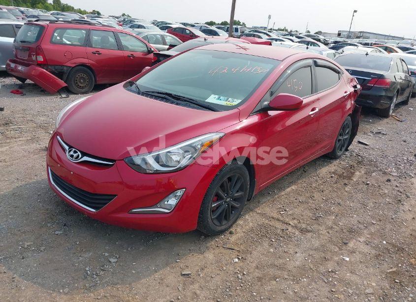 Photo 2 of 2016 Hyundai Elantra SE (VIN KMHDH4AE9GU545088)