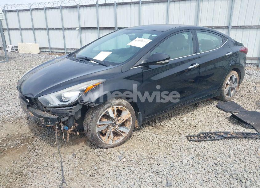 Photo 2 of 2016 Hyundai Elantra LIMITED (VIN KMHDH4AE9GU605967)