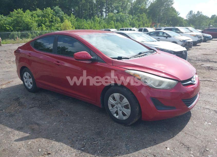 2016 Hyundai Elantra SE (VIN KMHDH4AE9GU625149) main photo