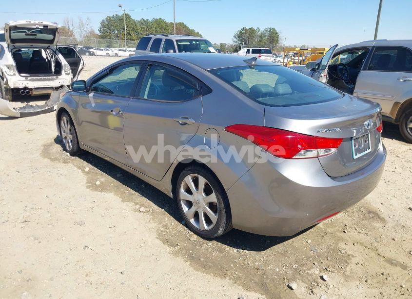 Photo 3 of 2011 Hyundai Elantra LIMITED (ULSAN PLANT) (VIN KMHDH4AEXBU161636)