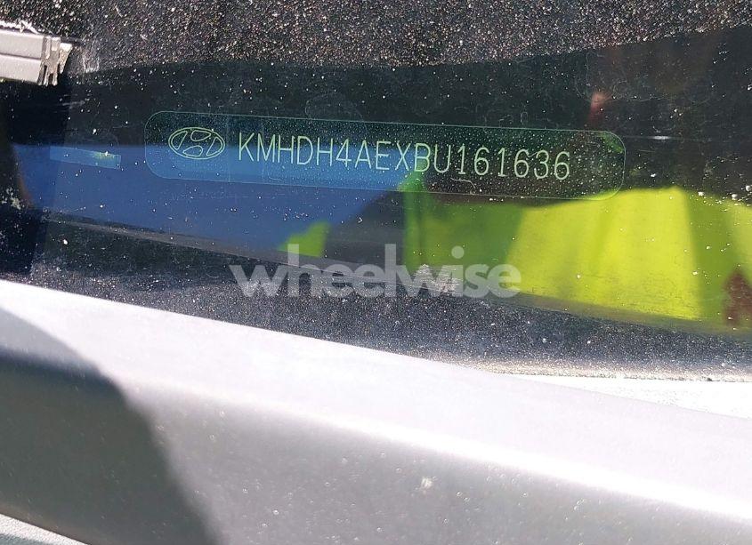 Photo 9 of 2011 Hyundai Elantra LIMITED (ULSAN PLANT) (VIN KMHDH4AEXBU161636)