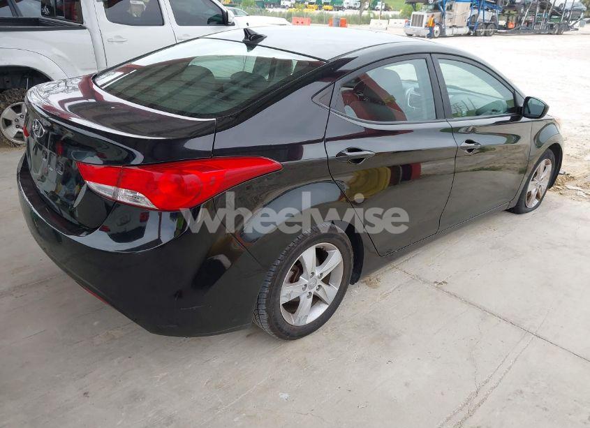 Photo 4 of 2012 Hyundai Elantra GLS (ULSAN PLANT) (VIN KMHDH4AEXCU181497)