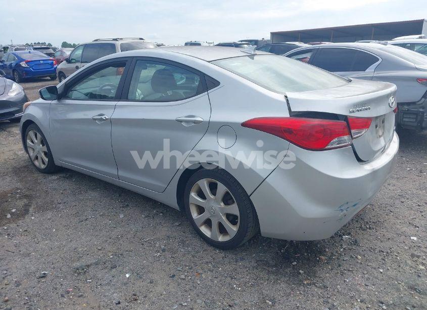 Photo 3 of 2012 Hyundai Elantra LIMITED (ULSAN PLANT) (VIN KMHDH4AEXCU268543)