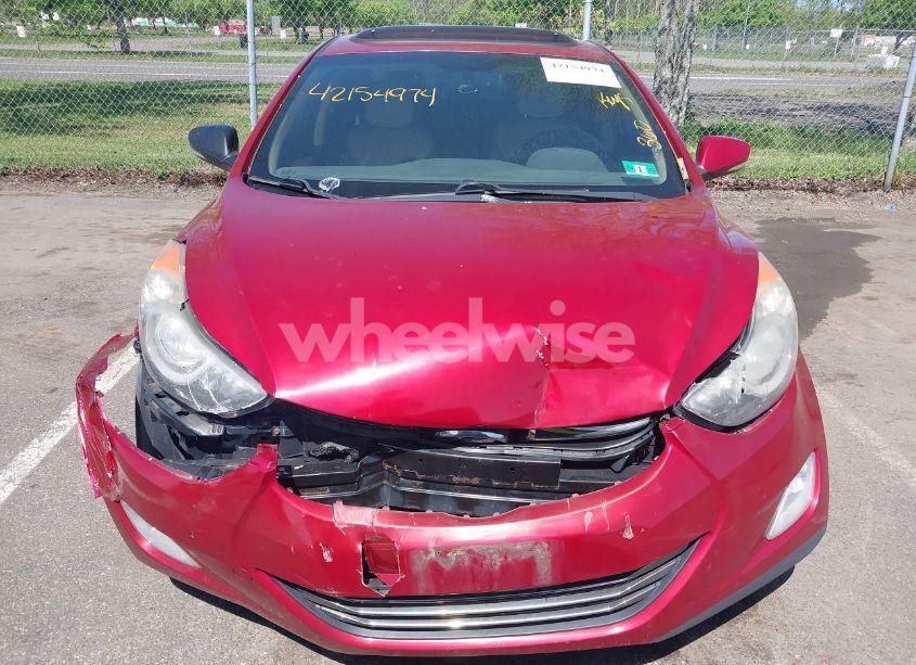 Photo 12 of 2012 Hyundai Elantra LIMITED (ULSAN PLANT) (VIN KMHDH4AEXCU364463)