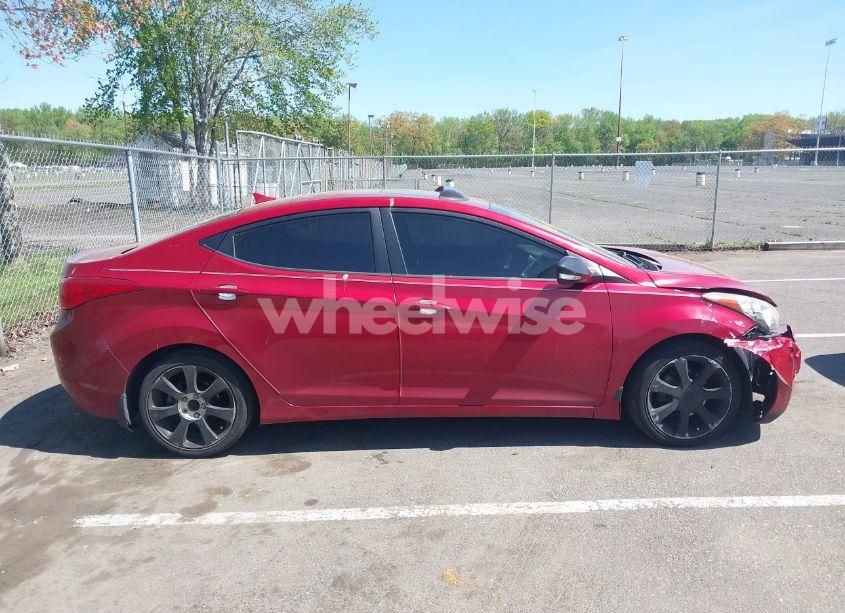 Photo 13 of 2012 Hyundai Elantra LIMITED (ULSAN PLANT) (VIN KMHDH4AEXCU364463)