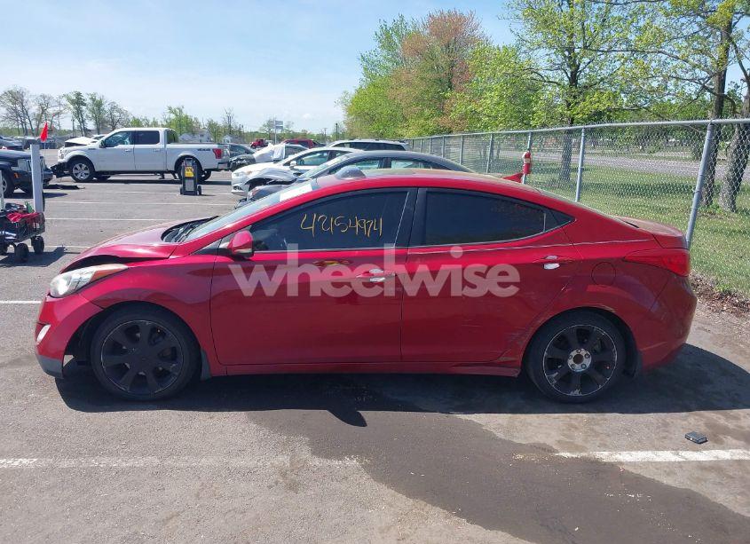 Photo 14 of 2012 Hyundai Elantra LIMITED (ULSAN PLANT) (VIN KMHDH4AEXCU364463)