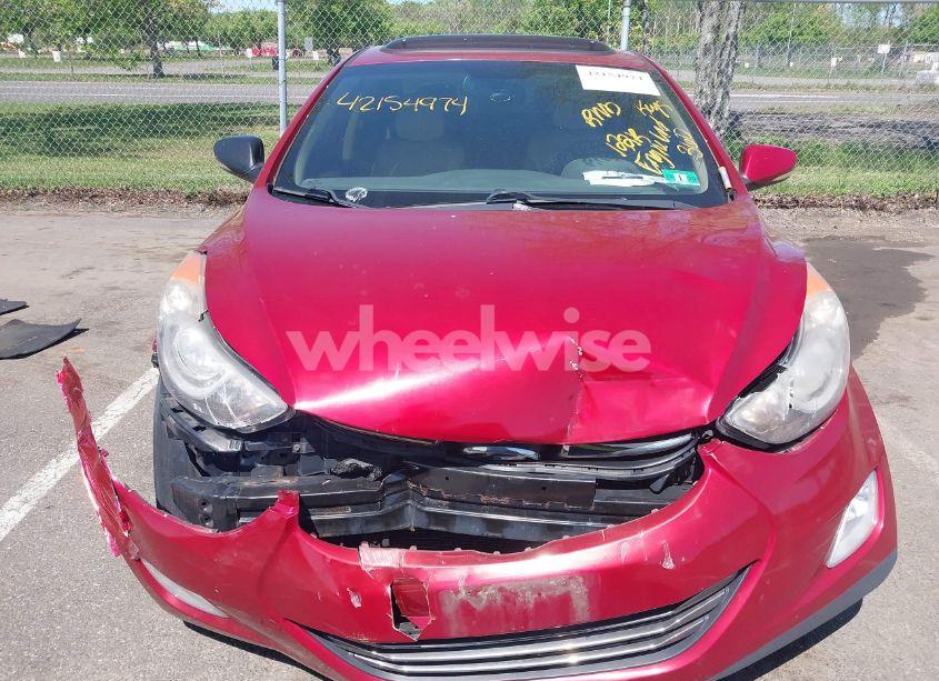 Photo 6 of 2012 Hyundai Elantra LIMITED (ULSAN PLANT) (VIN KMHDH4AEXCU364463)