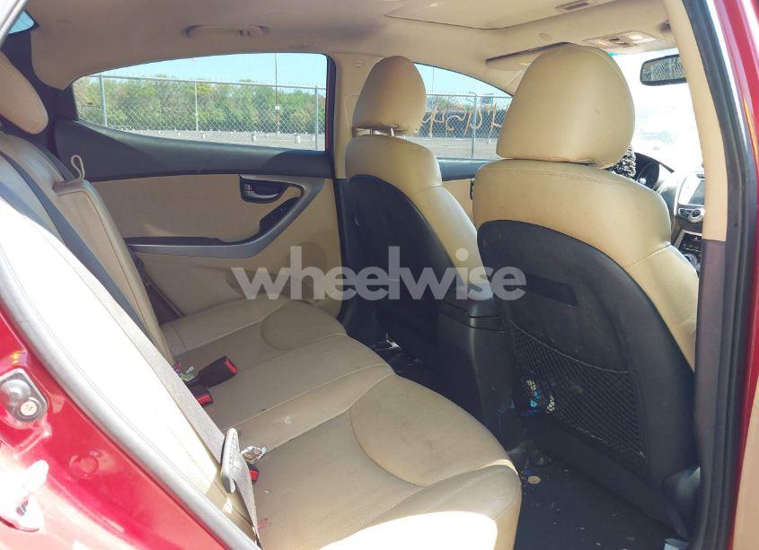 Photo 8 of 2012 Hyundai Elantra LIMITED (ULSAN PLANT) (VIN KMHDH4AEXCU364463)
