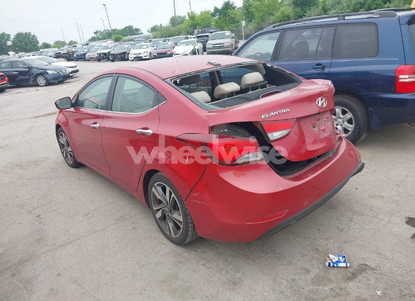 Photo 3 of 2014 Hyundai Elantra LIMITED (VIN KMHDH4AEXEU129645)