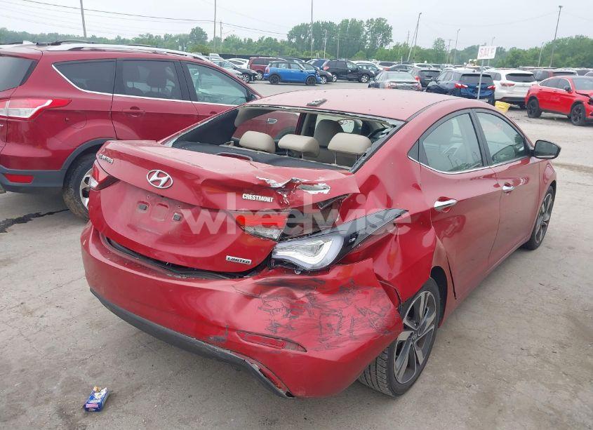 Photo 6 of 2014 Hyundai Elantra LIMITED (VIN KMHDH4AEXEU129645)