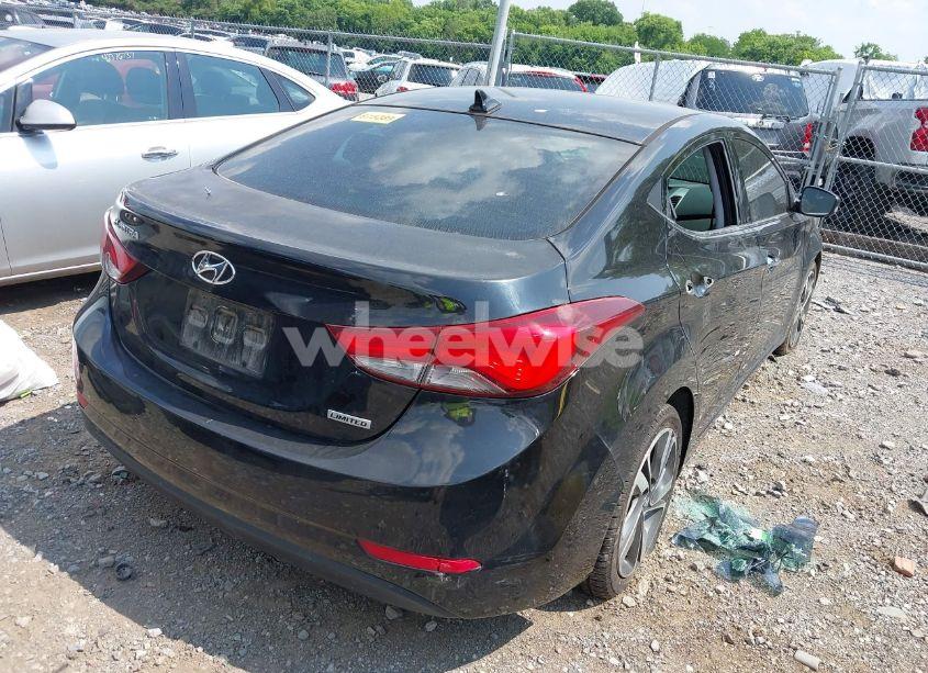 Photo 4 of 2014 Hyundai Elantra LIMITED (VIN KMHDH4AEXEU165027)