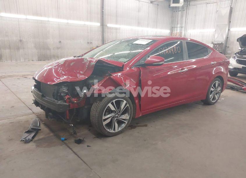 Photo 2 of 2015 Hyundai Elantra LIMITED (VIN KMHDH4AEXFU374737)