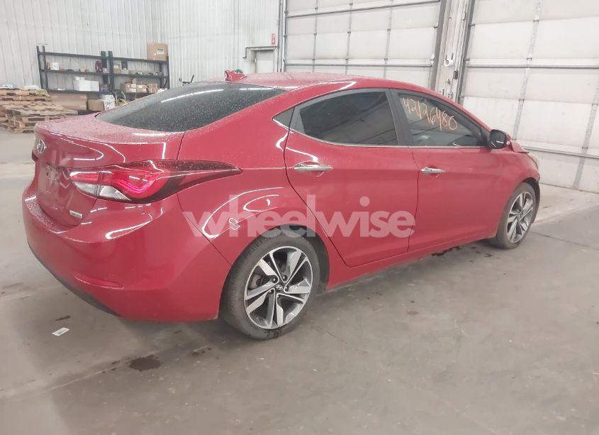 Photo 4 of 2015 Hyundai Elantra LIMITED (VIN KMHDH4AEXFU374737)
