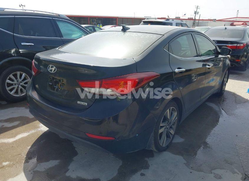 Photo 4 of 2015 Hyundai Elantra LIMITED (VIN KMHDH4AEXFU388041)