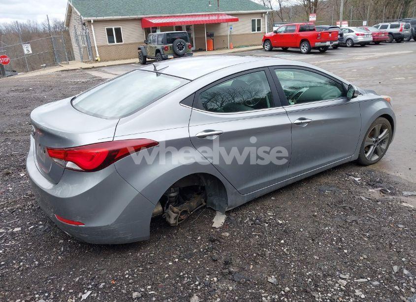 Photo 4 of 2014 Hyundai Elantra SPORT (VIN KMHDH4AH2EU059262)