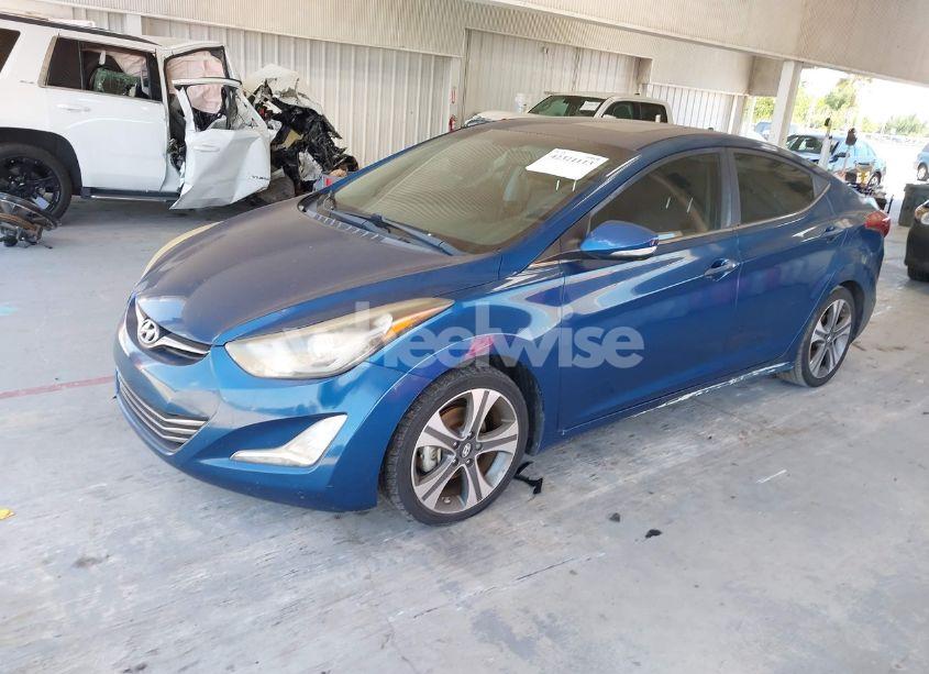 Photo 2 of 2014 Hyundai Elantra SPORT (VIN KMHDH4AHXEU067030)