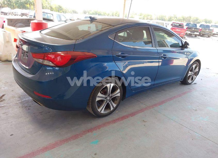 Photo 4 of 2014 Hyundai Elantra SPORT (VIN KMHDH4AHXEU067030)