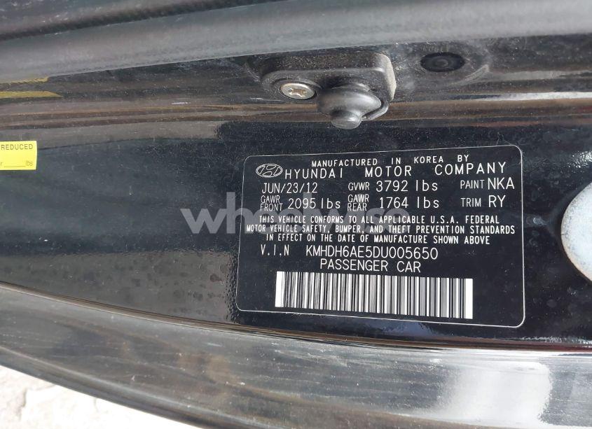 Photo 9 of 2013 Hyundai Elantra GS (VIN KMHDH6AE5DU005650)