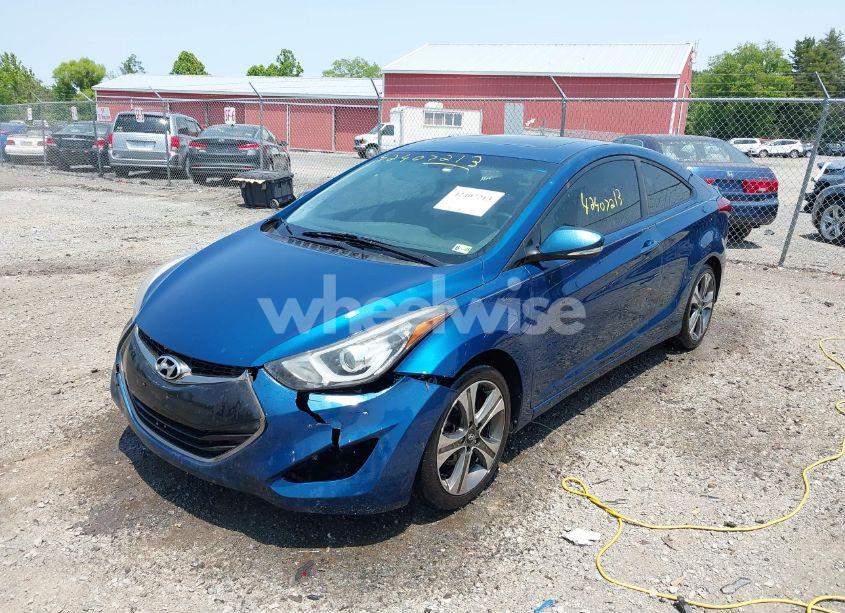 Photo 2 of 2014 Hyundai Elantra (VIN KMHDH6AH1EU024286)
