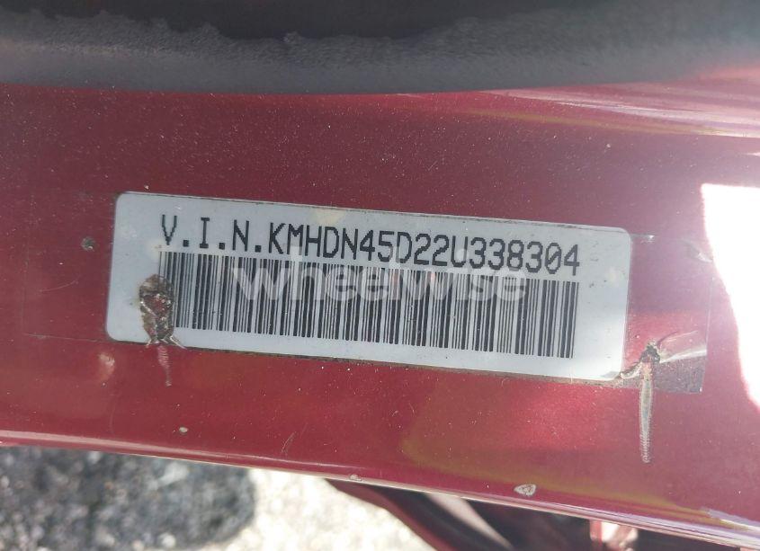 Photo 9 of 2002 Hyundai Elantra GLS (VIN KMHDN45D22U338304)