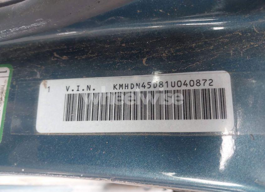 Photo 9 of 2001 Hyundai Elantra GLS (VIN KMHDN45D81U040872)