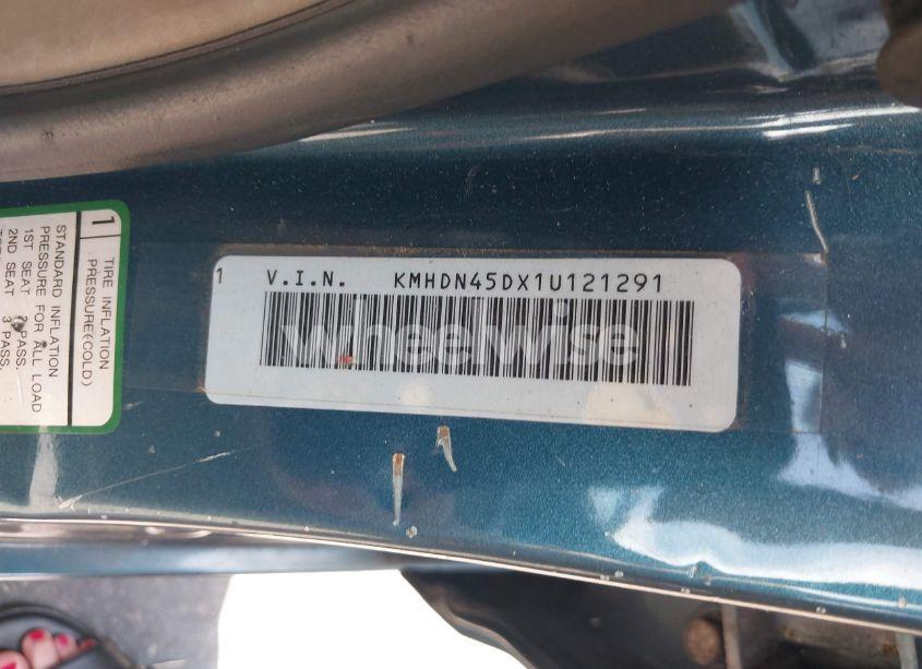 Photo 9 of 2001 Hyundai Elantra GLS (VIN KMHDN45DX1U121291)