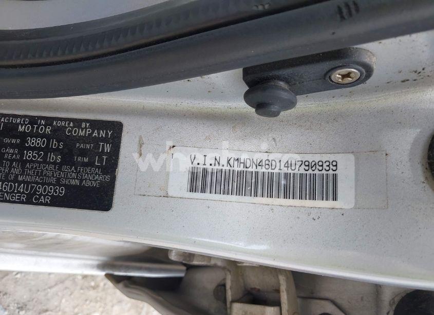 Photo 9 of 2004 Hyundai Elantra GLS/GT (VIN KMHDN46D14U790939)