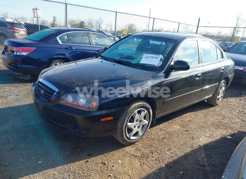 Photo 2 of 2005 Hyundai Elantra GLS/GT (VIN KMHDN46D35U098621)