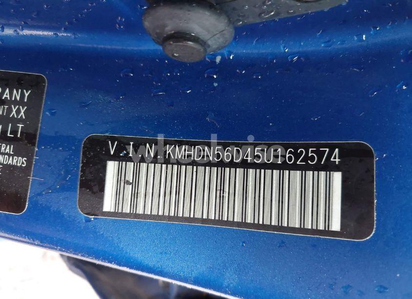 Photo 9 of 2005 Hyundai Elantra GLS/GT (VIN KMHDN56D45U162574)