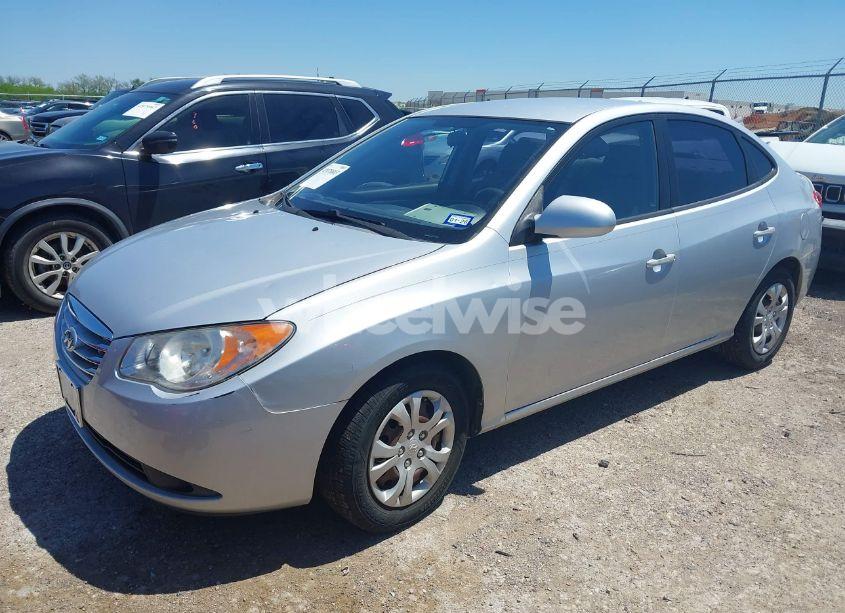 Photo 2 of 2010 Hyundai Elantra BLUE (VIN KMHDU4AD5AU103208)