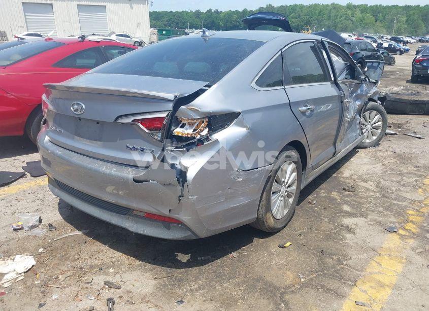 Photo 4 of 2016 Hyundai Sonata HYBRID SE (VIN KMHE24L14GA012423)