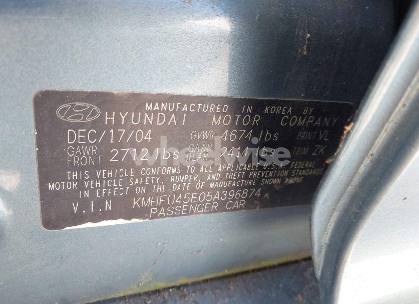 Photo 9 of 2005 Hyundai Xg350 L (VIN KMHFU45E05A396874)