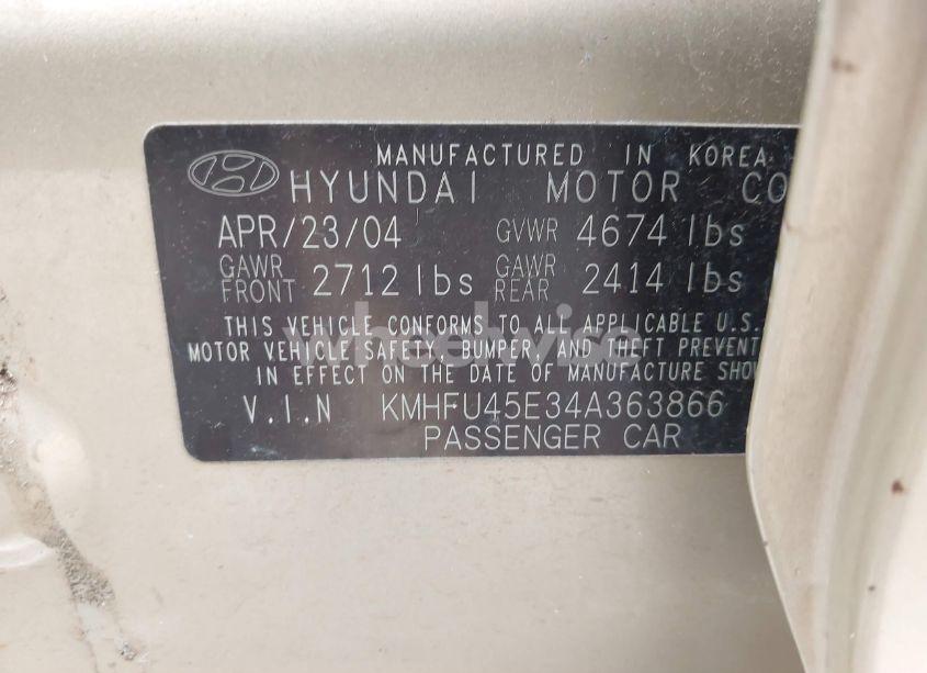 Photo 9 of 2004 Hyundai Xg350 L (VIN KMHFU45E34A363866)