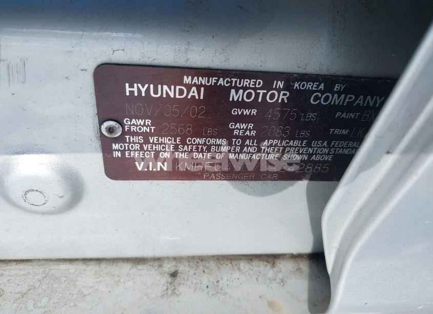Photo 9 of 2003 Hyundai Xg350 L (VIN KMHFU45E73A242885)