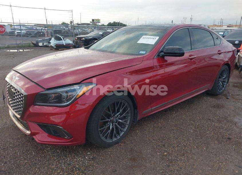 Photo 2 of 2019 Genesis G80 3.3T SPORT (VIN KMHGN4JB5KU299645)