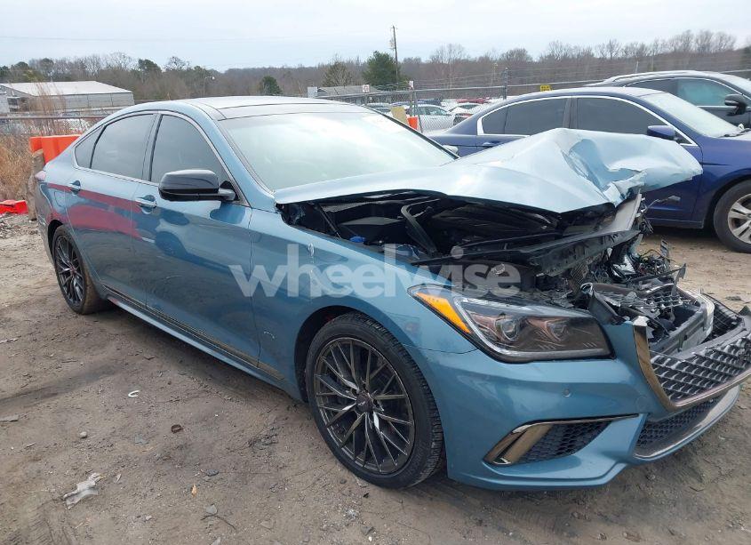 2018 Genesis G80 3.3T SPORT (VIN KMHGN4JB6JU222877) main photo
