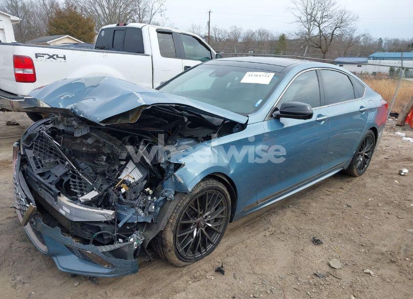 Photo 2 of 2018 Genesis G80 3.3T SPORT (VIN KMHGN4JB6JU222877)