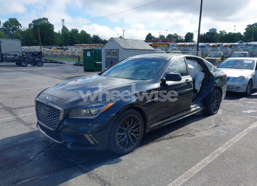 Photo 2 of 2018 Genesis G80 3.3T SPORT (VIN KMHGN4JB7JU262479)