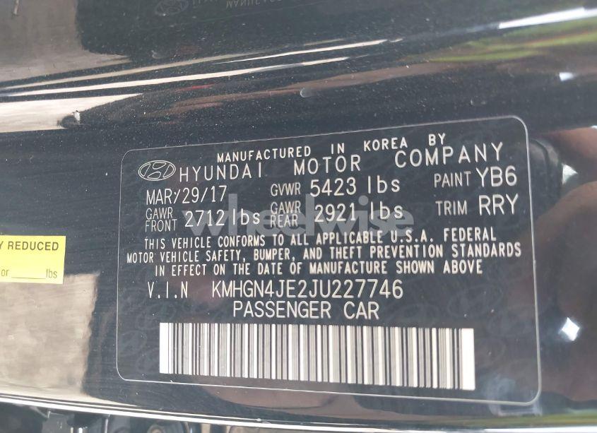 Photo 9 of 2018 Genesis G80 3.8 (VIN KMHGN4JE2JU227746)